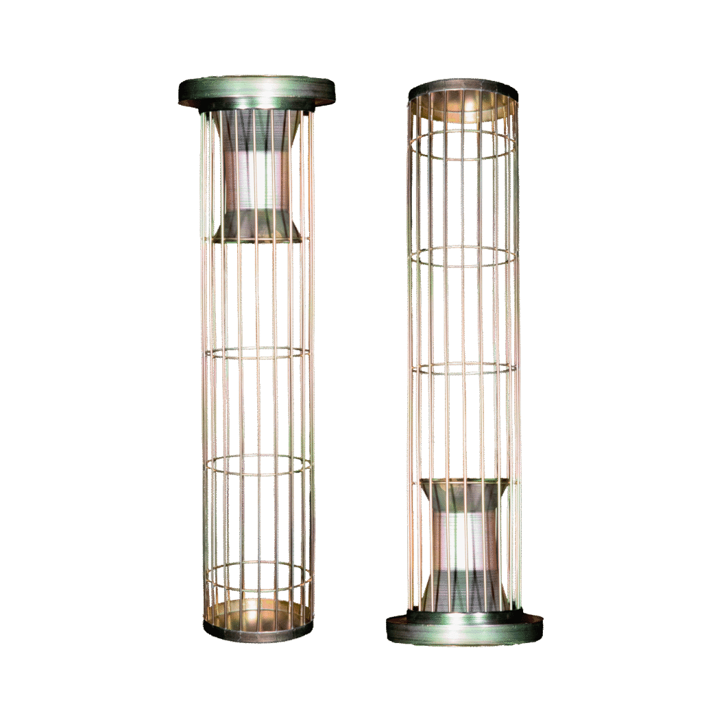 Gaiola Para Filtro Manga em Aço Carbono Eletrogalvanizado e Bicromatizado