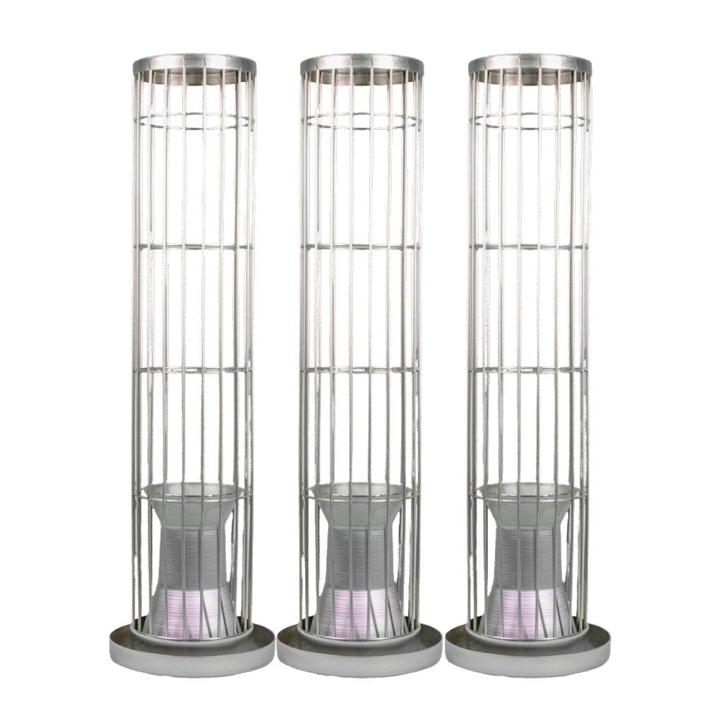 Gaiola Para Filtro Manga em Aço Carbono Eletrogalvanizado e Bicromatizado